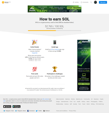 Tutorial Sola, Guia De Inicio Para Esta Red Social Descentralizada