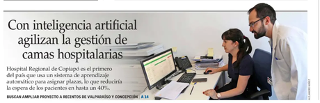 Inteligencia artificial ya se utiliza en Chile para agilizar hospitalizaciones.