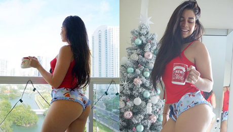 Ivette Gutierrez enciende las redes con sensual pose en pijamas