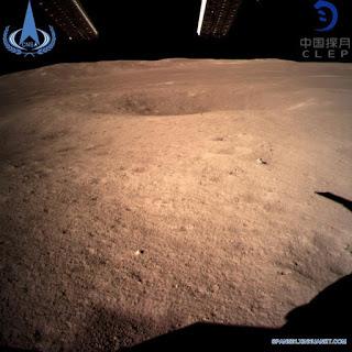 Explorador lunar de China deja primera huella en la cara oculta de la Luna [+ video]