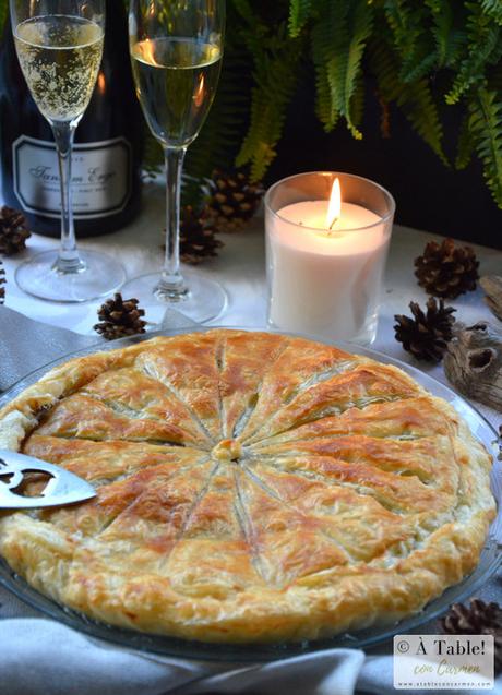 Galette des Rois de Chocolate, Avellanas y Peras Caramelizadas