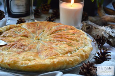 Galette des Rois de Chocolate, Avellanas y Peras Caramelizadas