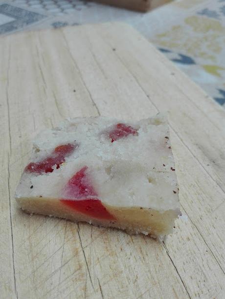 TURRÓN DE FRUTA ESCARCHADA (sin azúcar)