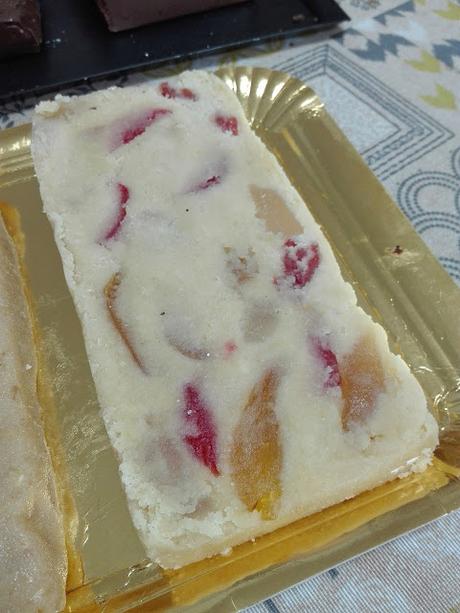 TURRÓN DE FRUTA ESCARCHADA (sin azúcar)