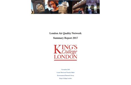 Londres: Informe sobre la calidad del aire en 2017