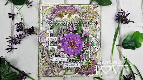 Canvas Mixed Media con Laserowe Love Canvas Mixed Media con Laserowe Love