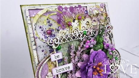 Canvas Mixed Media con Laserowe Love Canvas Mixed Media con Laserowe Love