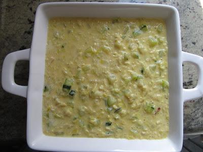 Gratinado de puerro y calabacín Thermomix