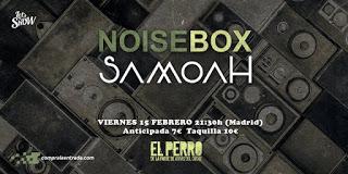 Concierto de Noise Box y Samoah en El perro de la parte de atrás del coche