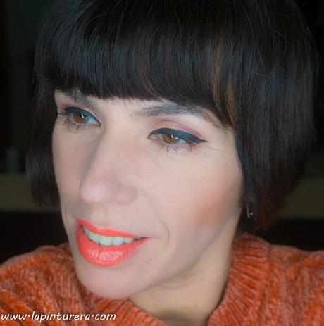 Todo al naranja: Maquillaje y propuesta de moda 05 maquillaje naranja 04