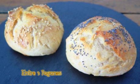 BOLLOS DE HAMBURGUESA CASEROS