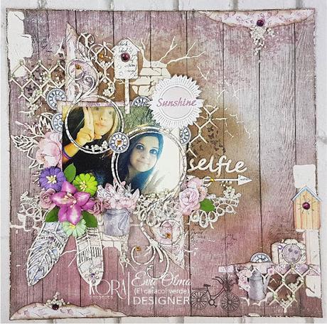Tutorial Scrapbooking: Layout con Kora Projects Tutorial Scrapbooking: Layout con Kora Projects