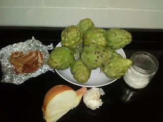 ALCACHOFAS CON JAMÓN ALCACHOFAS CON JAMÓN