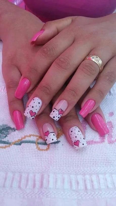 10+ Nails art rosa