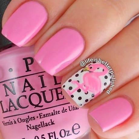 10+ Nails art rosa