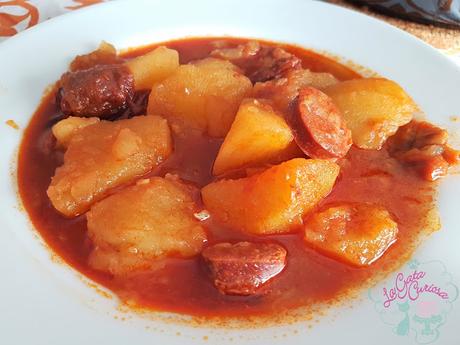 PATATAS A LA RIOJANA EN OLLA DE COCCIÓN LENTA