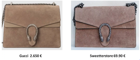 Bolsos clones de Gucci en SweetterStore Imitación de bolsos Gucci