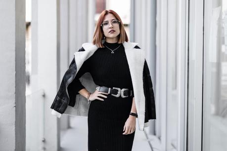 MIDI BLACK DRESS MIDI BLACK DRESS