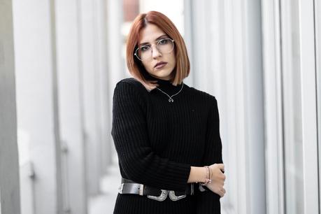 MIDI BLACK DRESS MIDI BLACK DRESS