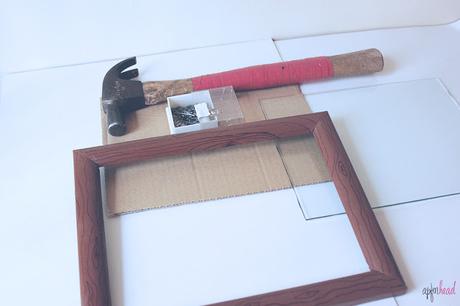 DIY: Actualizando un marco efecto madera
