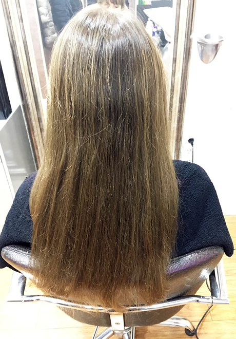 Cabello antes del tratamiento Cabello antes del tratamiento
