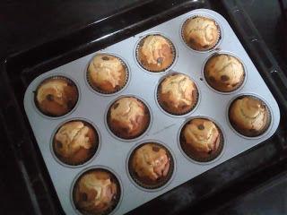 MAGDALENAS DE TURRÓN Y CHOCOLATE #aquínosetiranadaTS