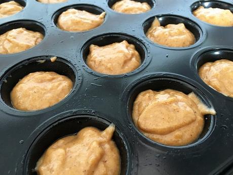 Sweet potato mini muffins (mini muffins de boniato)