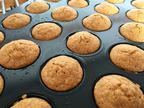 Sweet potato mini muffins (mini muffins de boniato)
