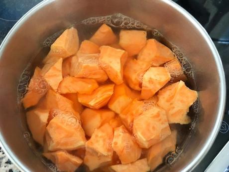 Sweet potato mini muffins (mini muffins de boniato)