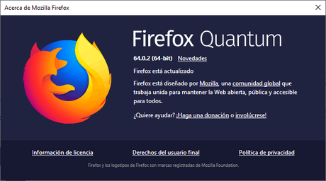 Firefox 64.0.2 Firefox 64.0.2