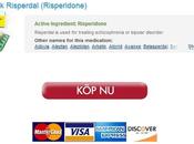 Risperidone Nätet Säkert Hela världen leverans (1-3 dagar) Bästa Apotek Köpa Generika