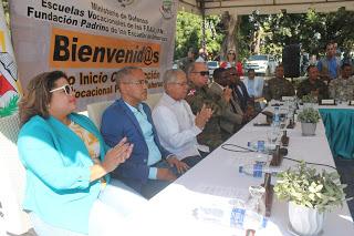 Realizado en Neiba acto primer palazo para construcción de Escuela Vocacional.