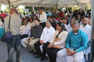 Realizado en Neiba acto primer palazo para construcción de Escuela Vocacional.