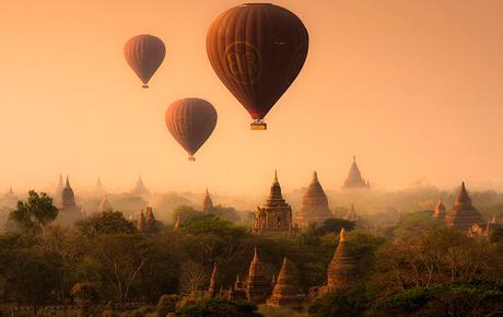 globos sobre la india