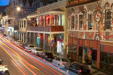 Mi reciente Gran Viaje a Sudáfrica & Botswana Fachadas de casas en calle Long Street de Cape Town