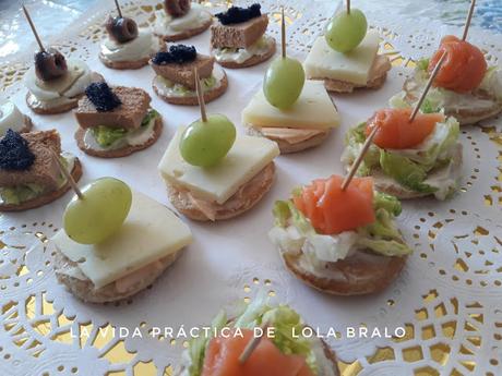 Canapés variados Canapés variados