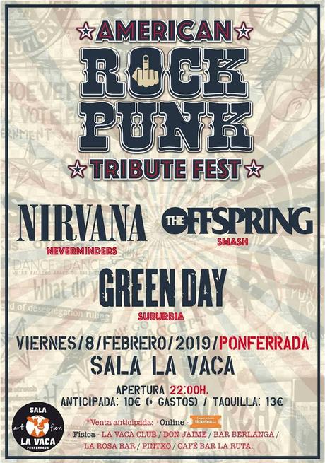 Festival de Tributos AMERICAN ROCK PUNK, tributo a las mejores bandas de los 90s
