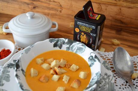 CREMA DE GARBANZOS CON PIMENTON crema de garbanzos con pimentón, crema de garbanzos, crema de garbanzos de bote, crema de garbanzos al pimentón, crema de garbanzos para niños, crema de garbanzos receta, las delicias de mayte,