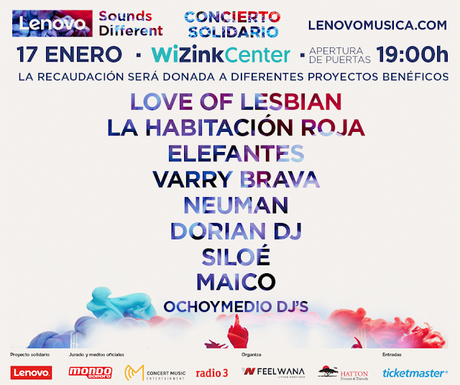 [Noticia] Lenovo Sounds Different, concierto solidario en Madrid