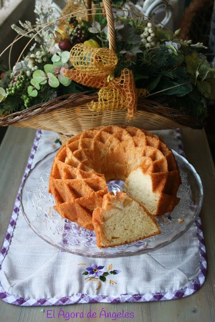 BUNDT CAKE CON TROZOS DE PERA