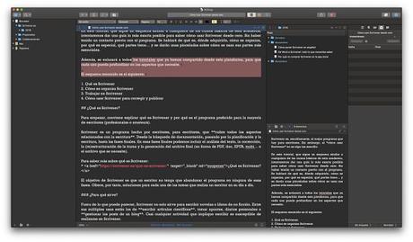 Como usar Scrivener vista personalizada