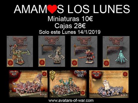 Oferta relámpago de AoW: 10 euros/miniatura y 28 euros/caja solo hoy!!