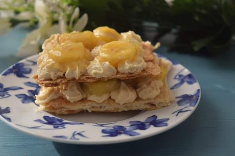Milhojas de Gofio y Plátano Milhojas de Gofio y Plátano