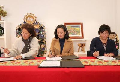 FIRMA IIFAEM CONVENIOS EN BENEFICIO DE ARTESANOS MEXIQUENSES