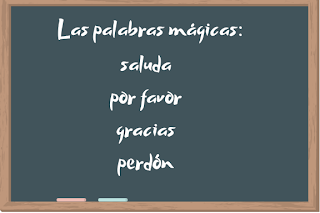 Enseñemos a nuestros hijos las Palabras Mágicas de la educación: Saluda, por favor, gracias y perdón