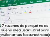 razones para usar Excel como programa hacer facturas