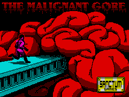 Prueba The Malignant Gore para Spectrum; puzles y habilidad se dan la mano en un título muy original