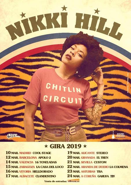 Nikki Hill presentará nuevo disco en una docena de ciudades españolas