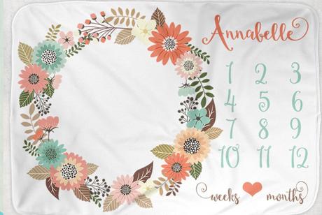 Mantas para fotografiar mes a mes a tu bebé o mantas milestone. Mantas para fotografiar mes a mes a tu bebé o mantas milestone.