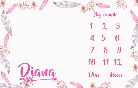 Mantas para fotografiar mes a mes a tu bebé o mantas milestone. Mantas para fotografiar mes a mes a tu bebé o mantas milestone.